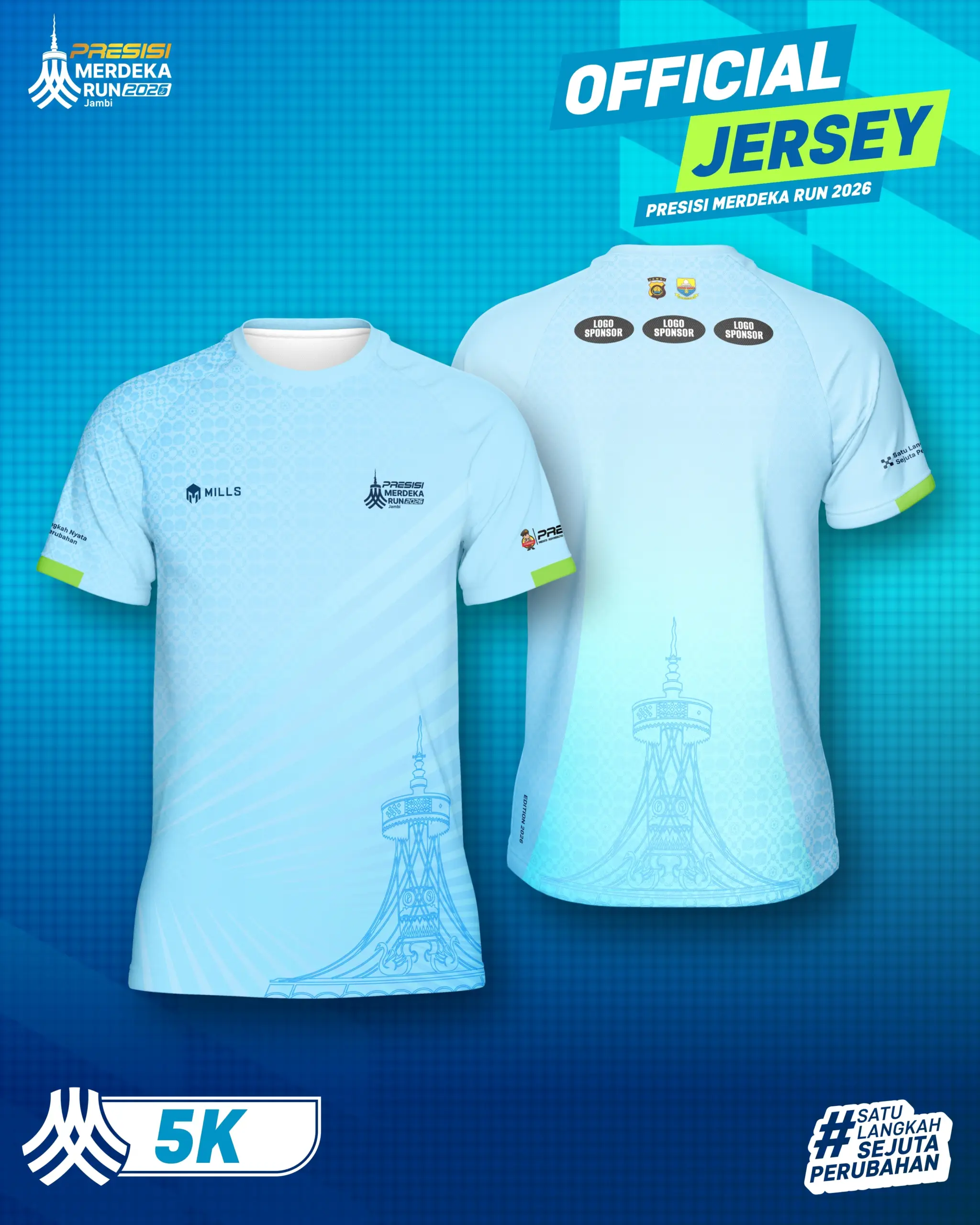 Jersey 5K Presisi Merdeka Run 2026