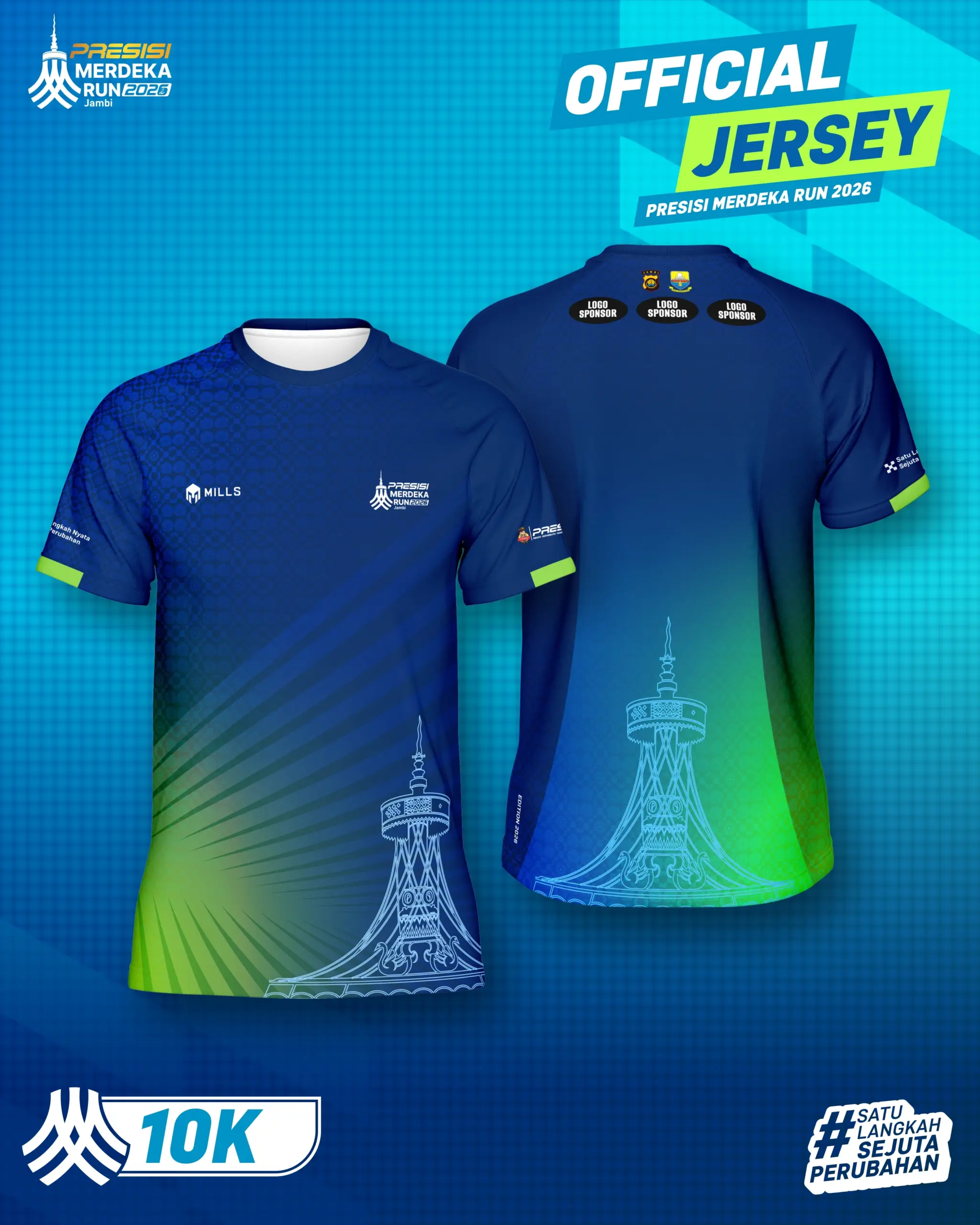 Jersey 10K Presisi Merdeka Run 2026